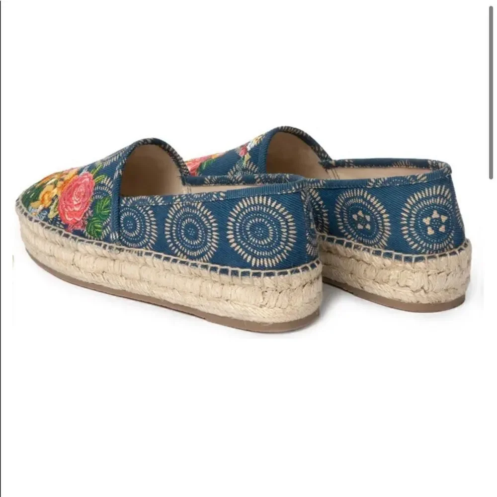 🌸HP🌸Johnny Was Anenome Platform Espadrille!